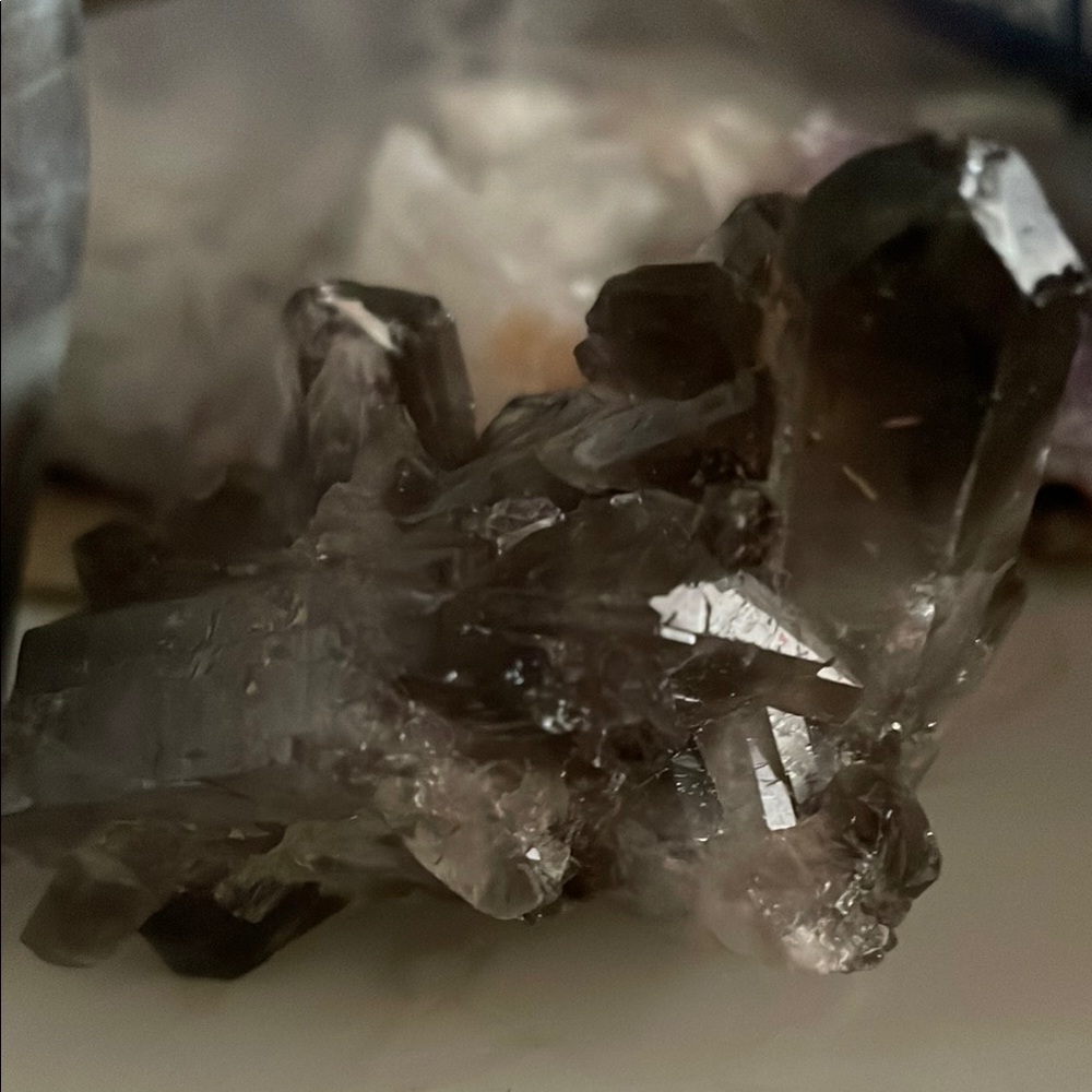 Smoky Quartz Crystal Cluster (repels negativity in any form)